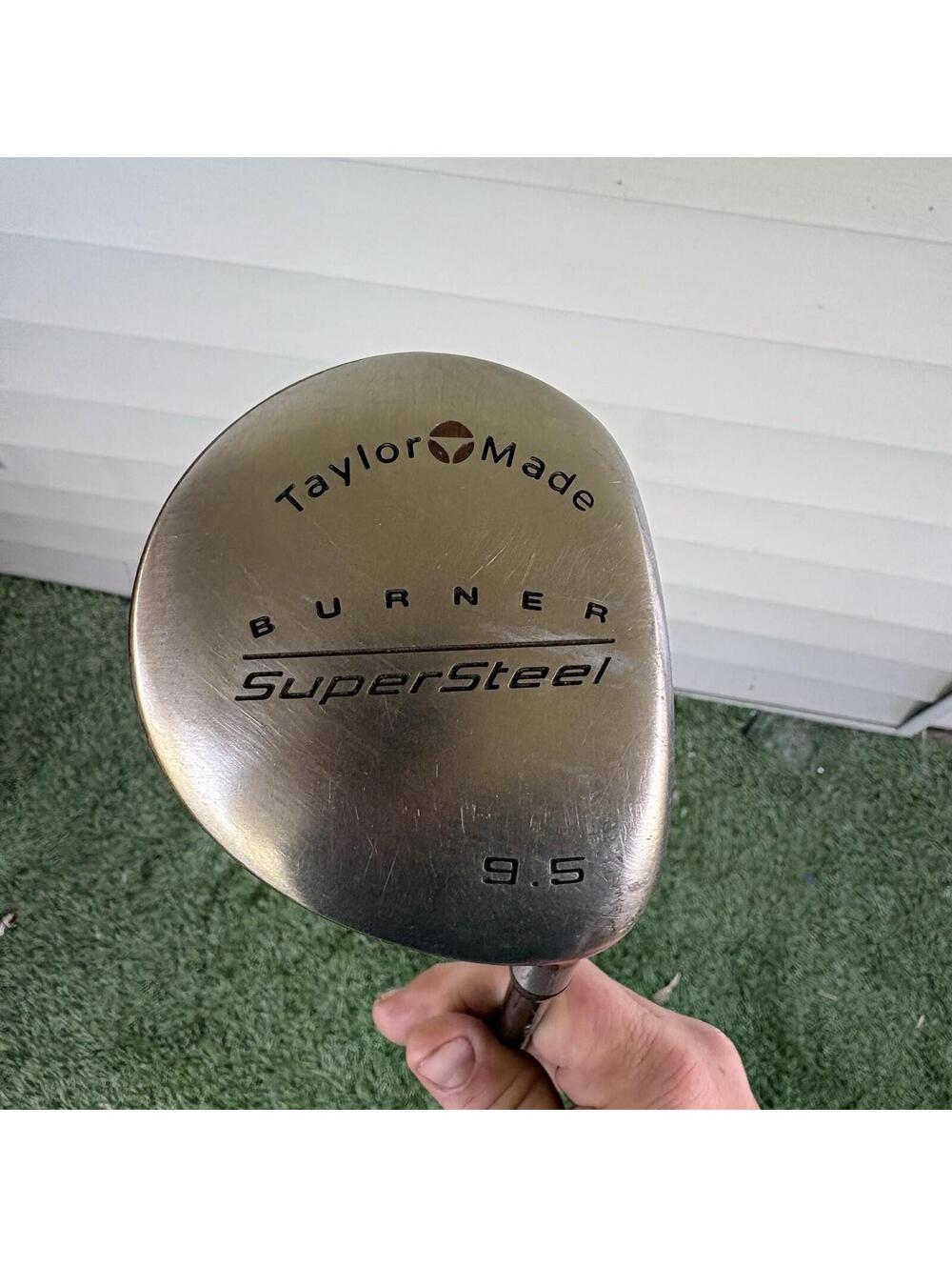 TaylorMade Burner Super Steel 9.5° Driver Bubble Shaft R-80 Graphite Reg 44” RH